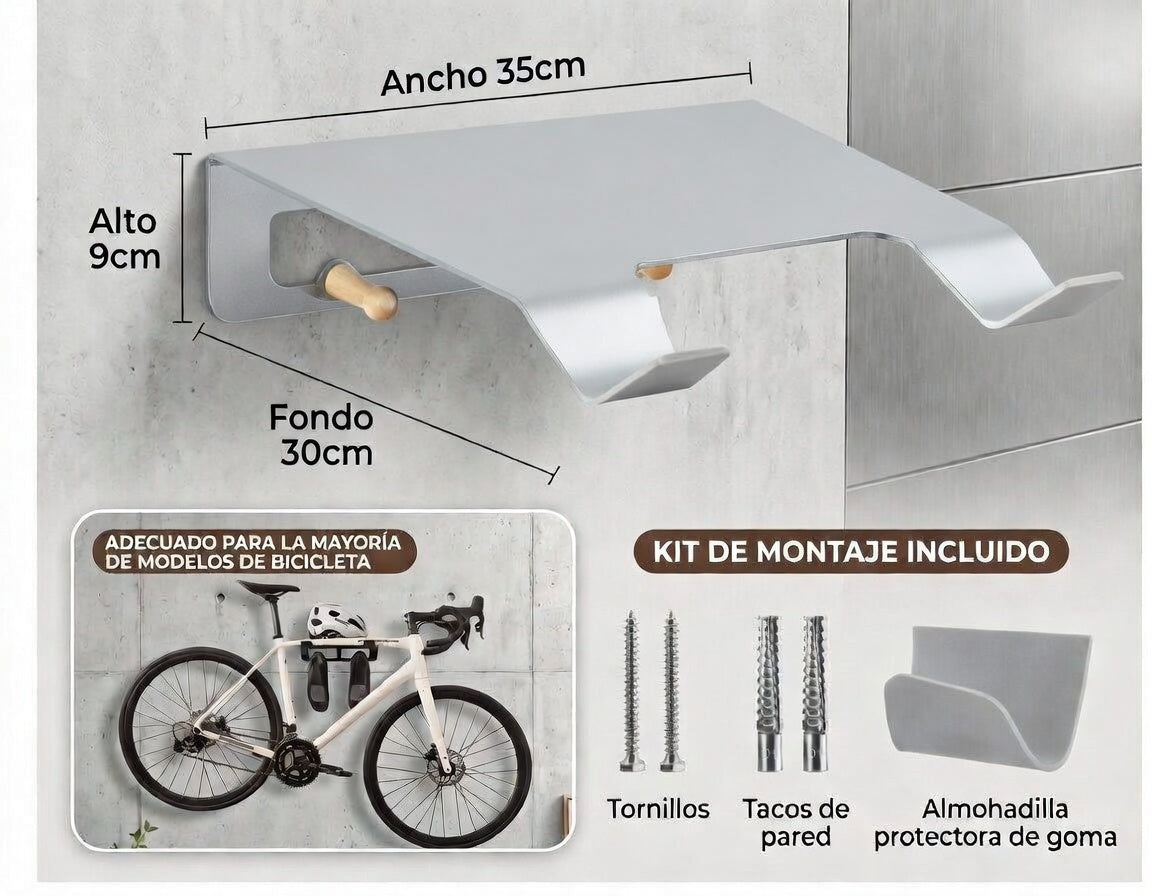 Soporte de pared para bicicletas STANDX