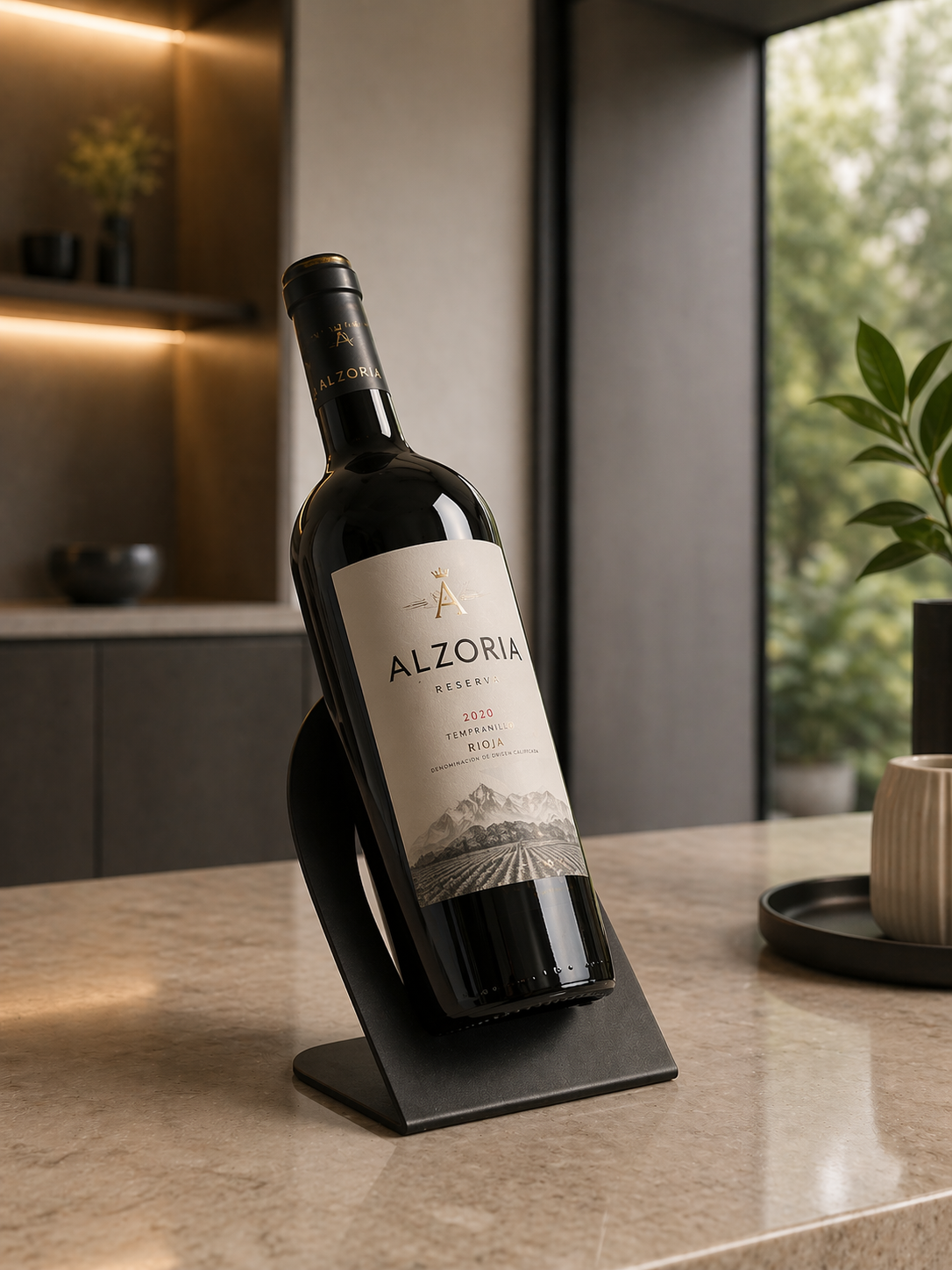 Soporte para botella de vino