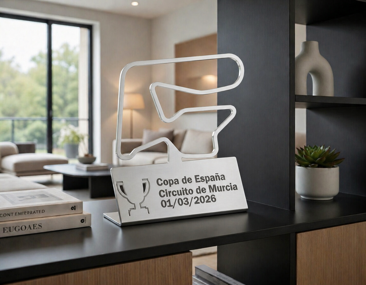 Trofeo de circuito personalizado