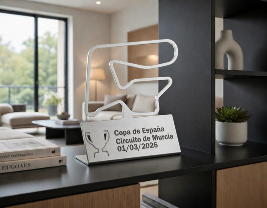 Trofeo de circuito personalizado