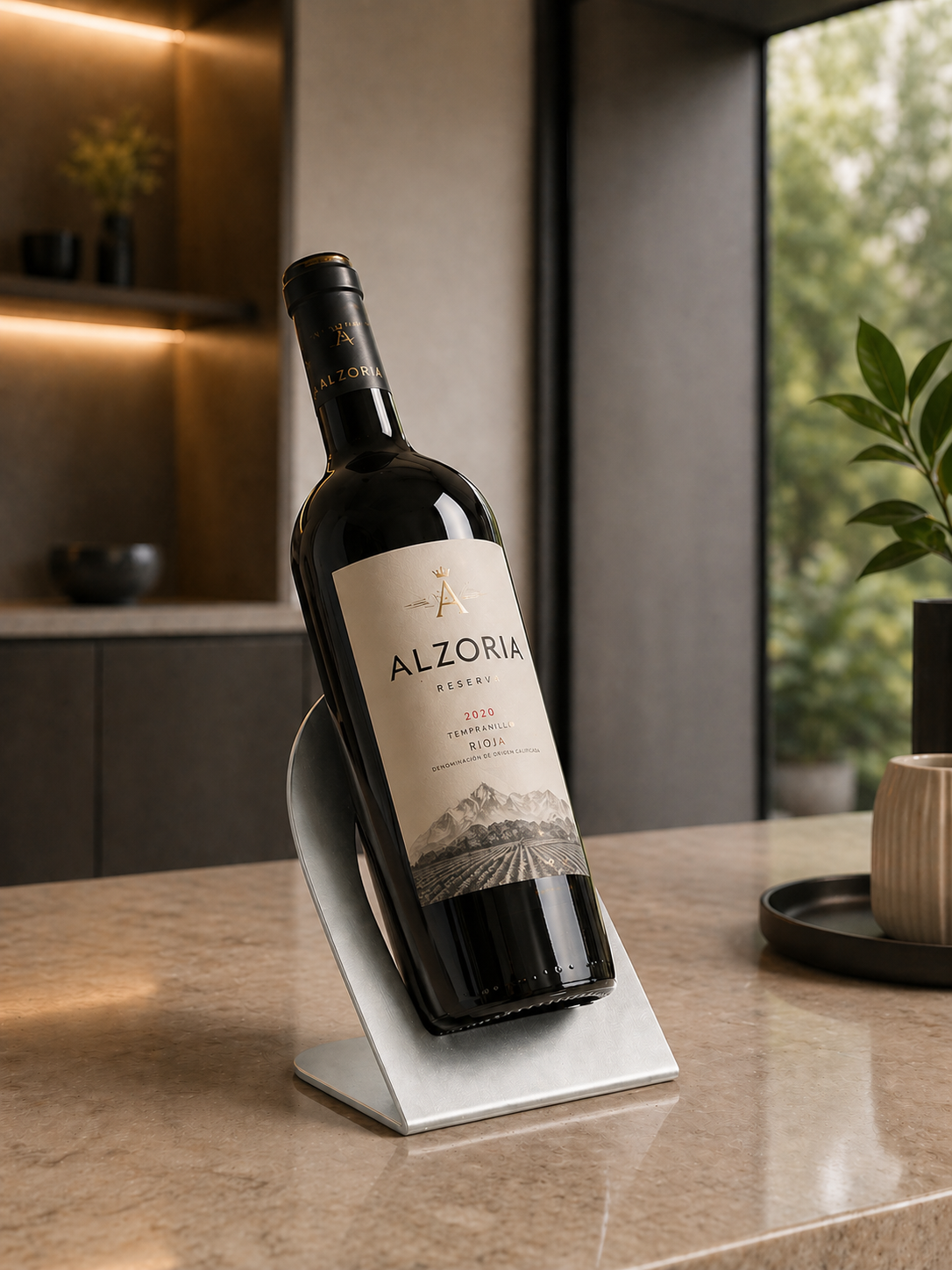 Soporte para botella de vino